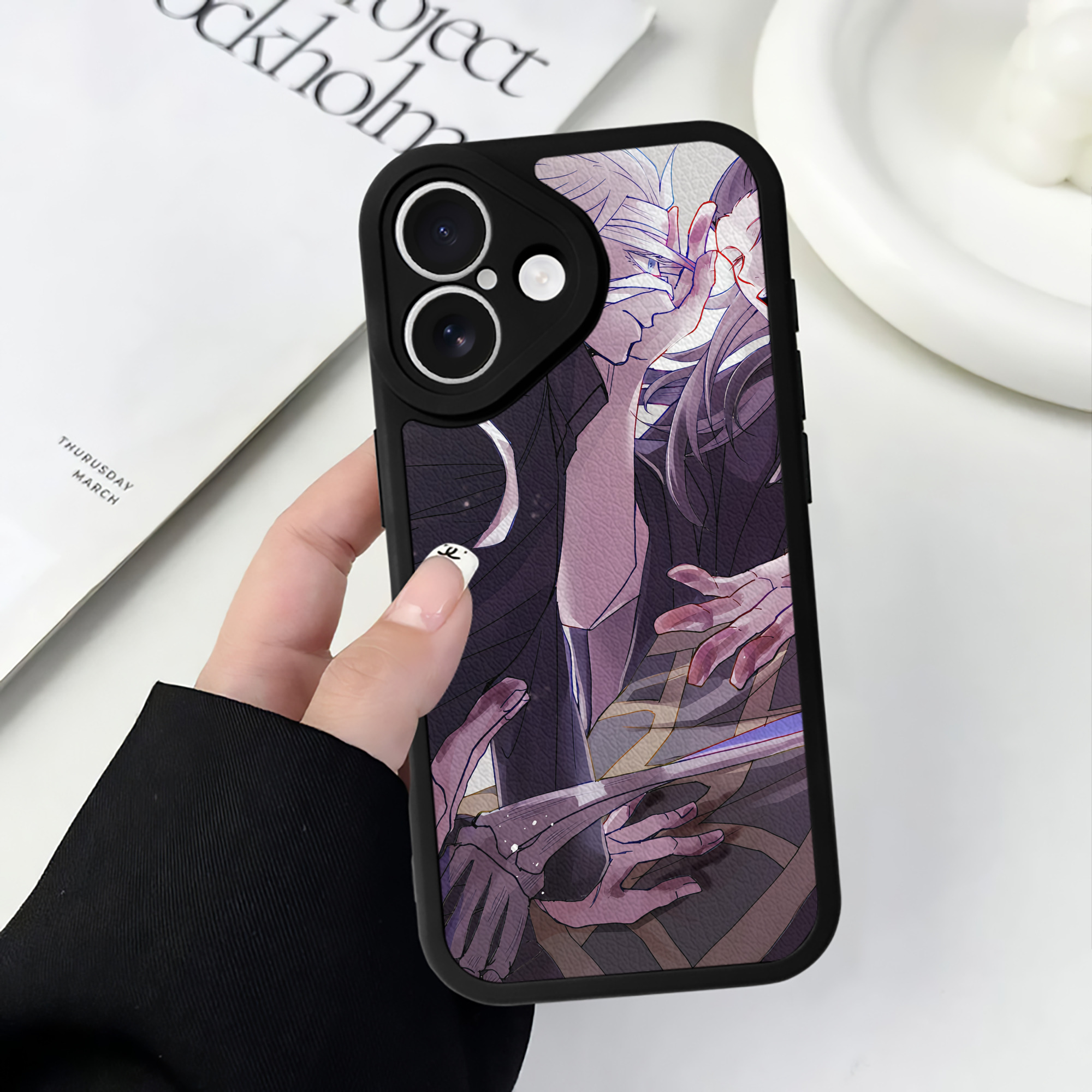 （画像用） SPY×FAMILY间谍家家酒 【iPhone 16シリーズ対応】シリコンスマホケース（レザー調） 材質：シリコン